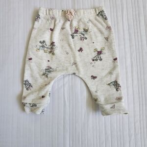 Disney Baby White and Pink Pants